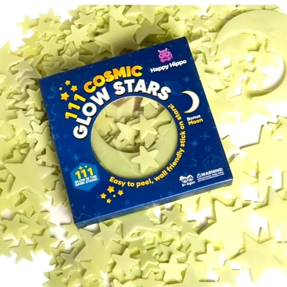 Glow in the Dark Stars with a Bonus Moon - Picture 7 of 9